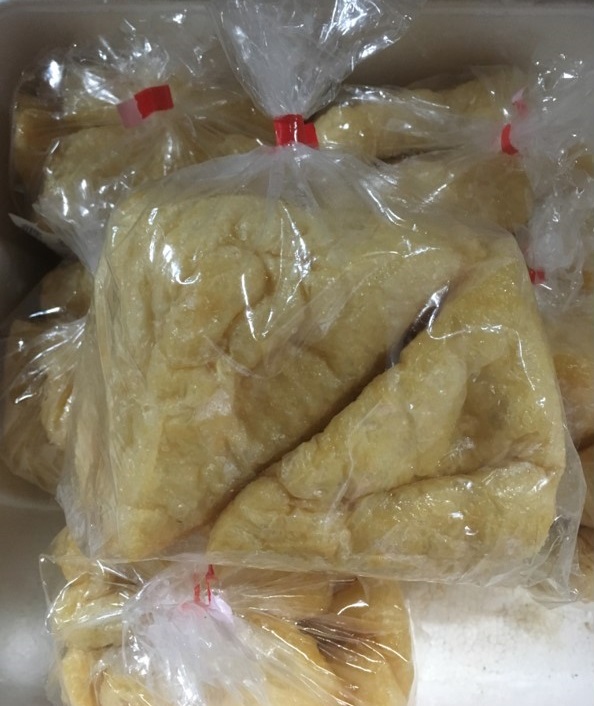 【出荷情報】郷豆腐店さんの油揚げ(ひぐらし茶屋)