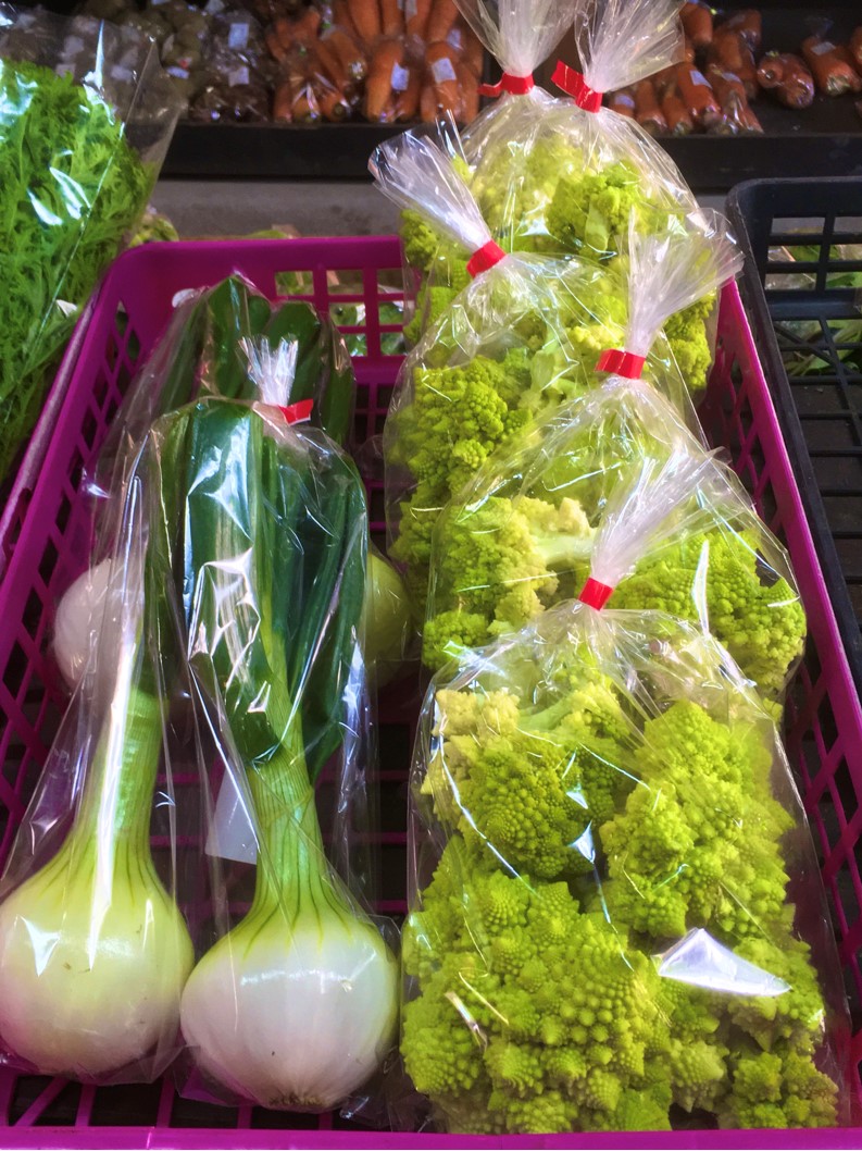【出荷情報】新玉ねぎとロマネスコ(ひぐらし茶屋)
